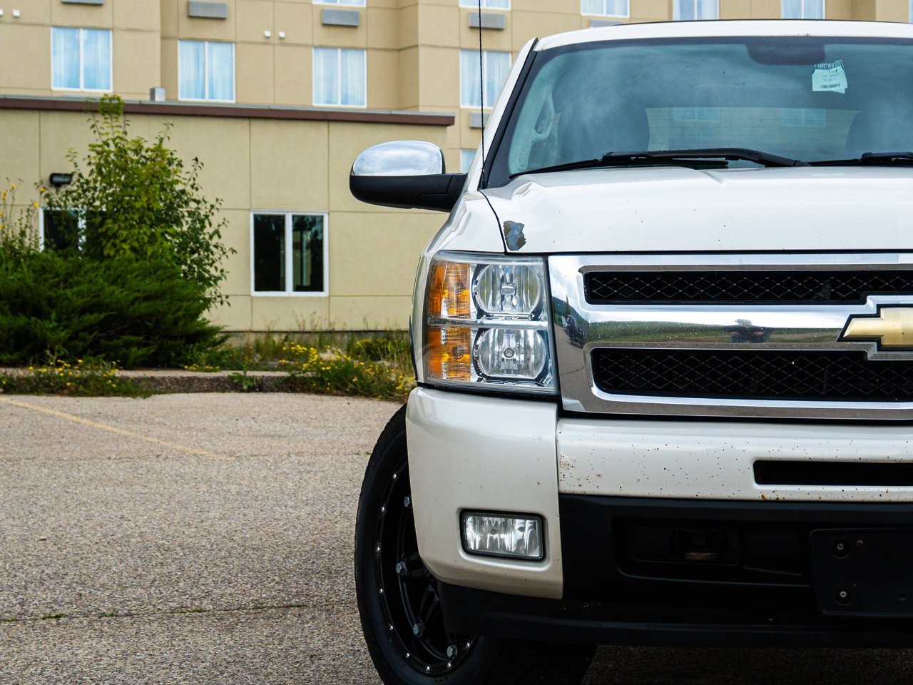 2009 Chevrolet Silverado 1500 4WD Crew Cab 143.5 LTZ White Sherwood Park - photo #5