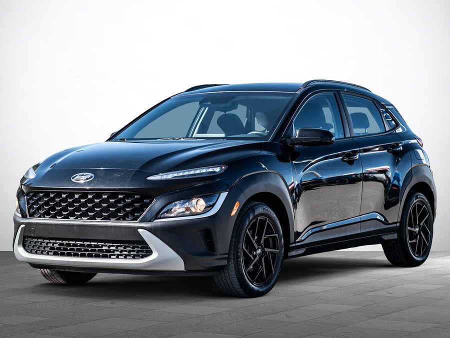 2023 Hyundai Kona PREFERRED VOLANT + SIEGES CHAUFFANT CAMERA ANTIVOL Black