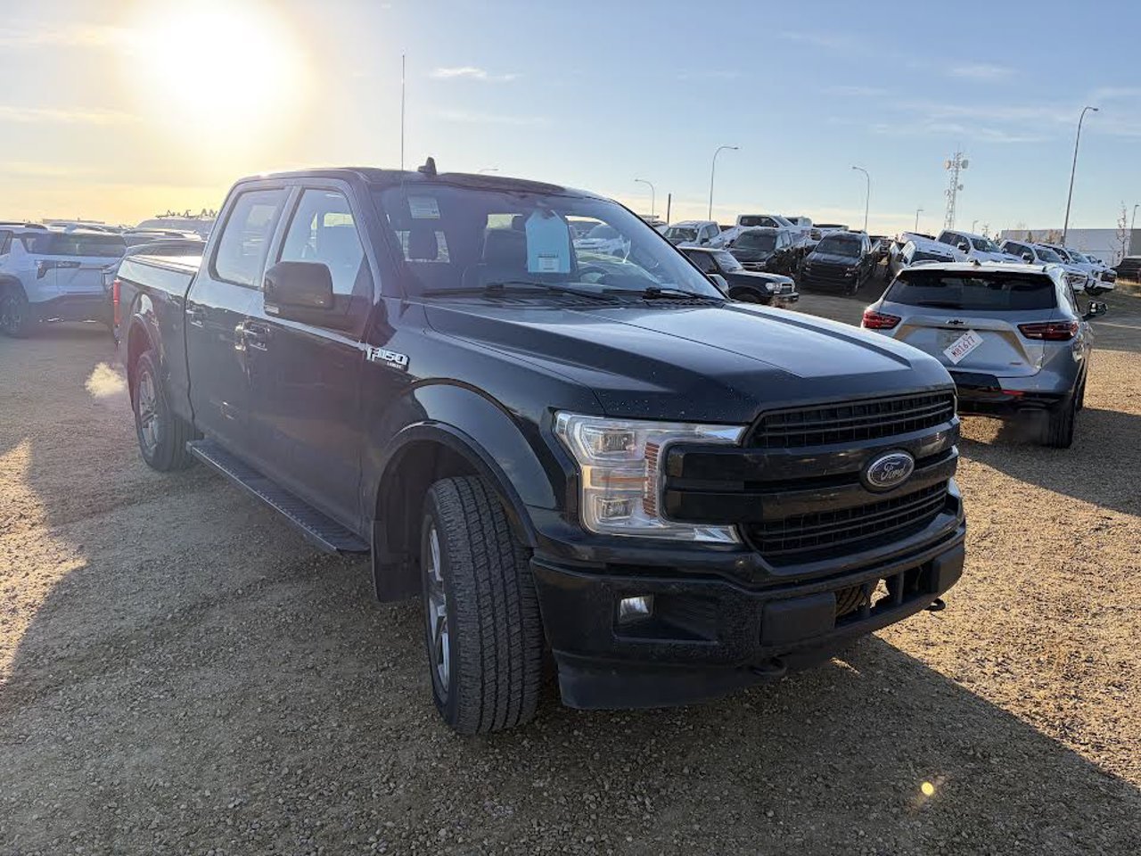 2018 Ford F-150 LARIAT 4WD SuperCrew 6.5' Box Black Sherwood Park - photo #1