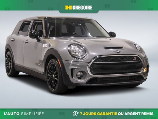 Mini Clubman S AWD AUTO A/C CUIR TOIT MAGS CAM RECUL BLUETOOTH 2019 Gris