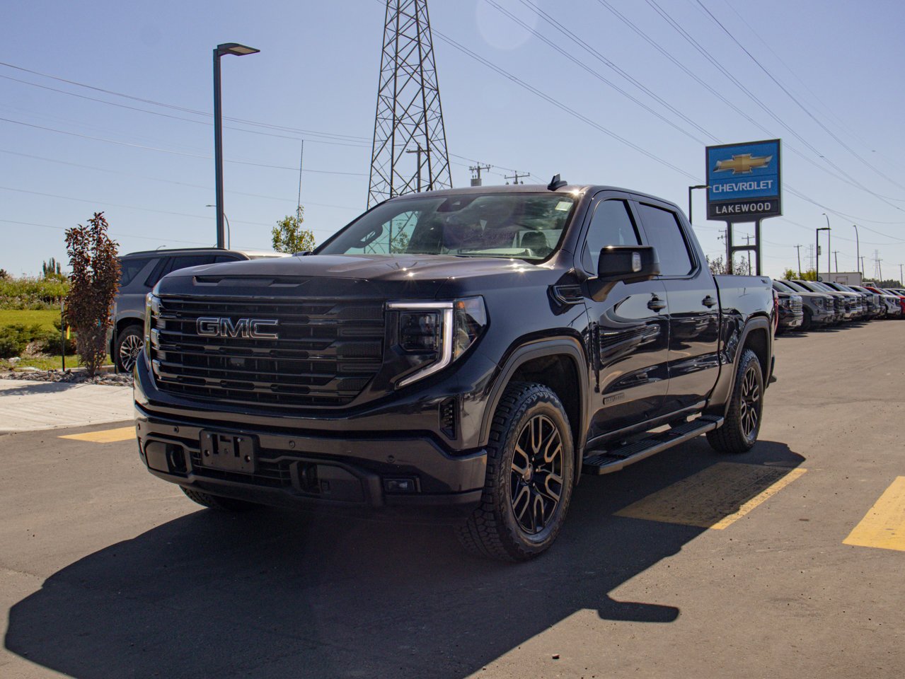 2024 GMC Sierra 1500 4WD Crew Cab 147 Elevation Grey Sherwood Park - photo #3