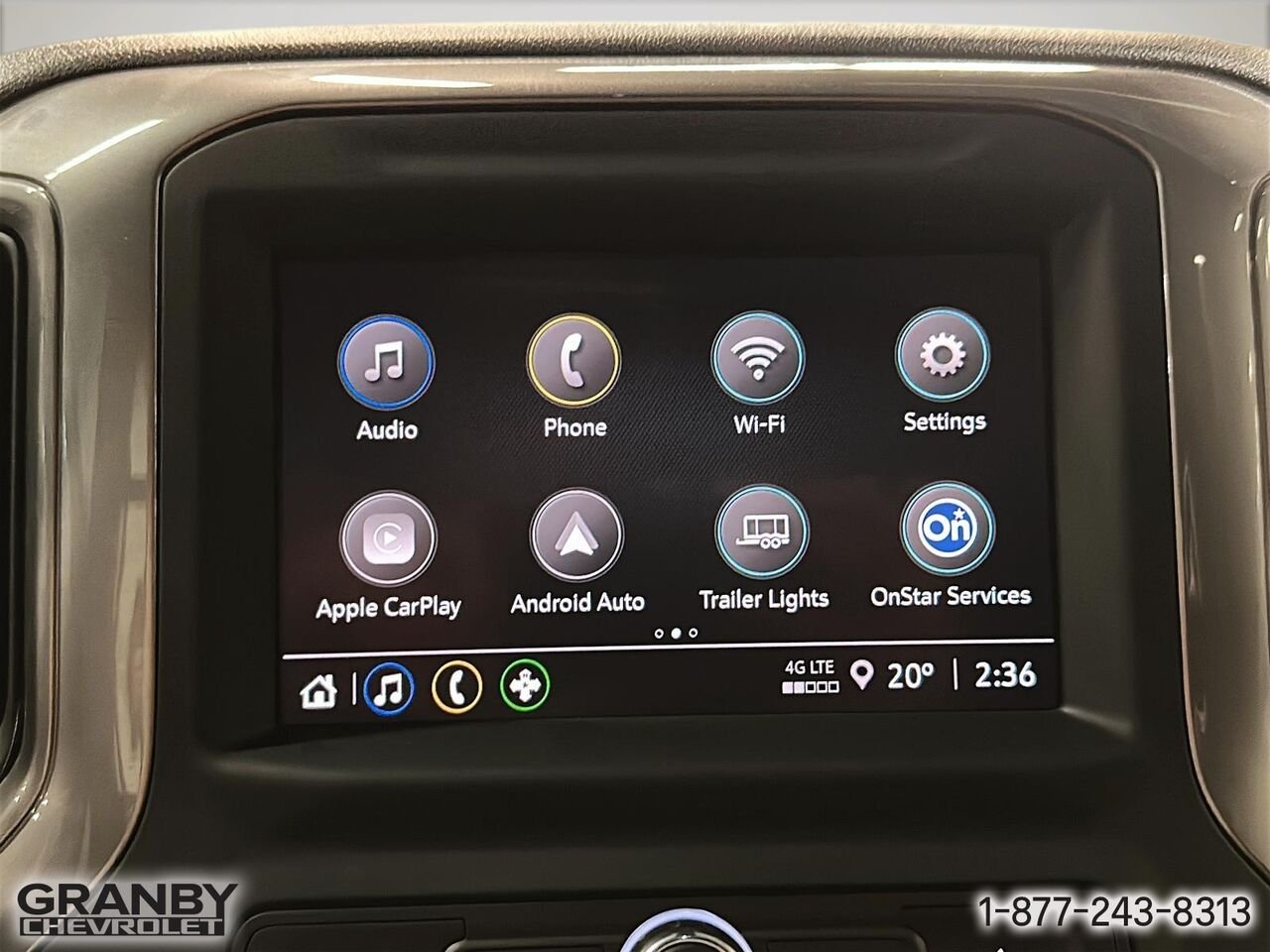 Chevrolet Silverado 1500 Custom Trail Boss Boite 6,6 V8 | G3711 2024 Blanc Granby - photo #23