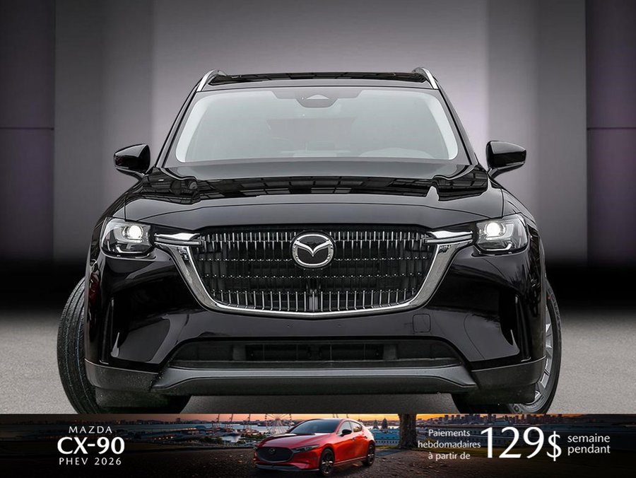 Mazda CX-90 hybride rechargeable 2026 2026 Noir de jais mica