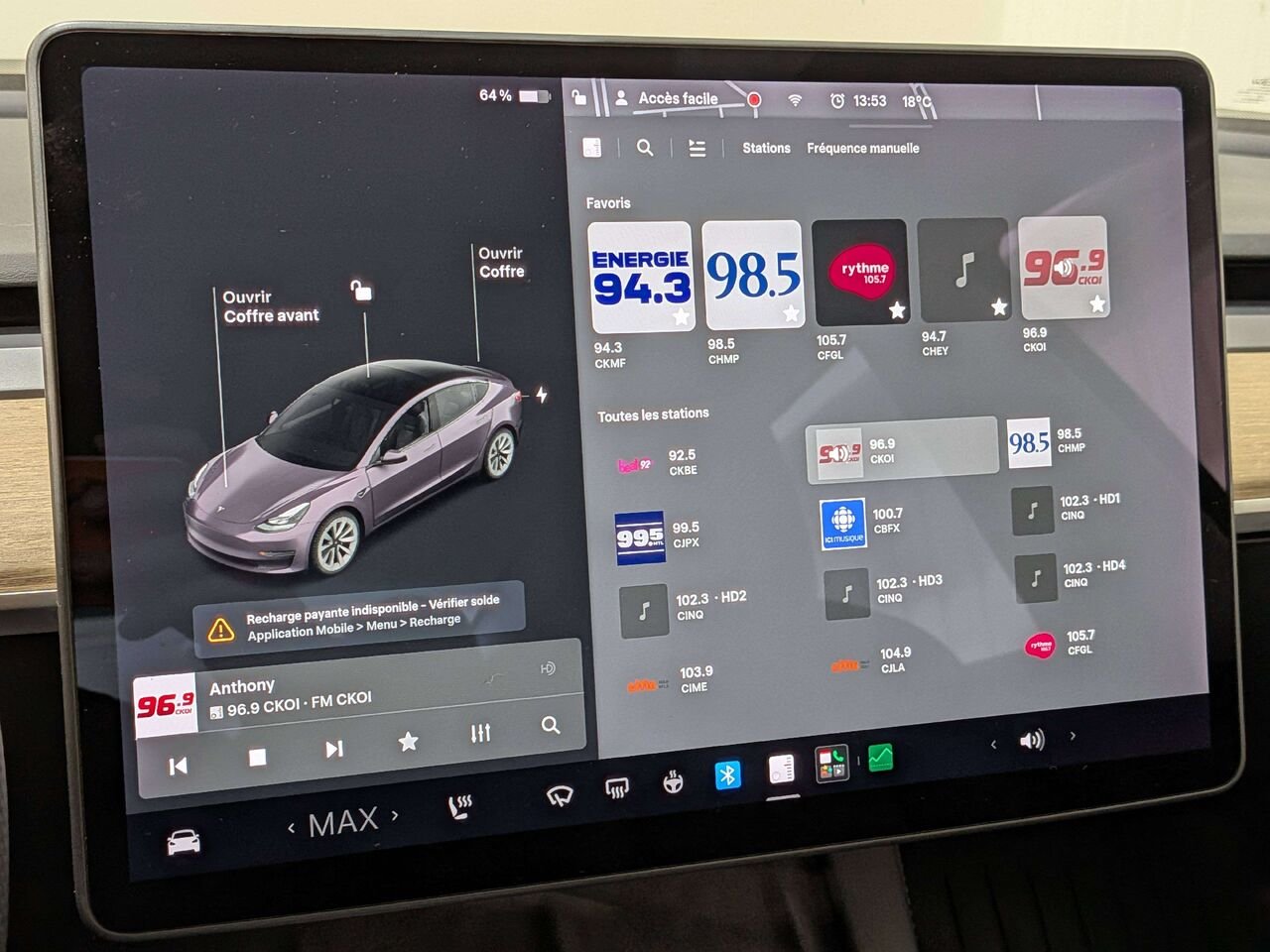 Tesla Model 3 Standard Range Plus RWD 2021 Gris Val-David - photo #26