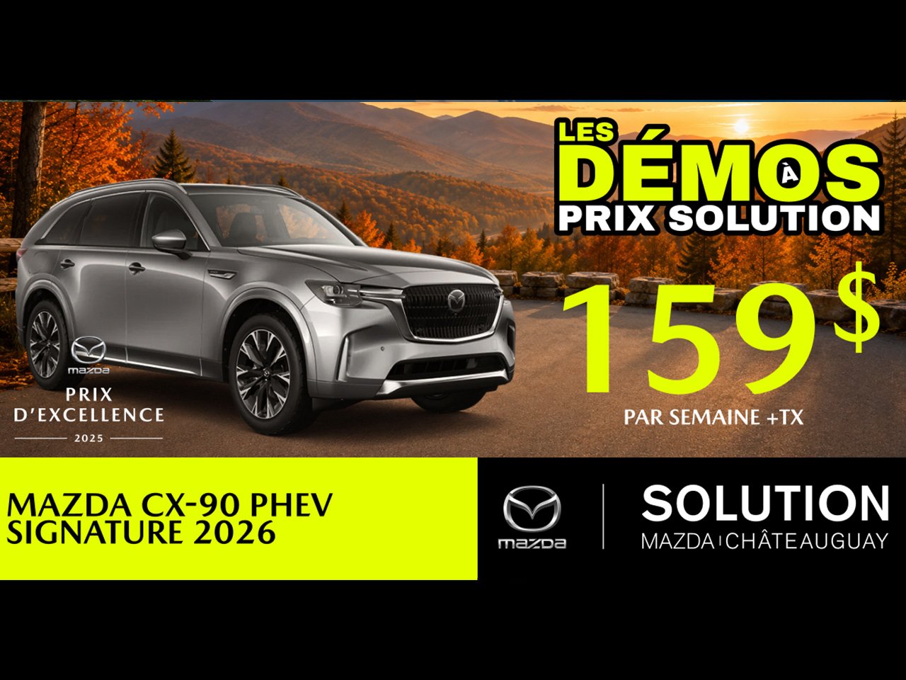2026 MAZDA CX-90 PHEV Signature TI Machine Grey Metallic Châteauguay - photo #0