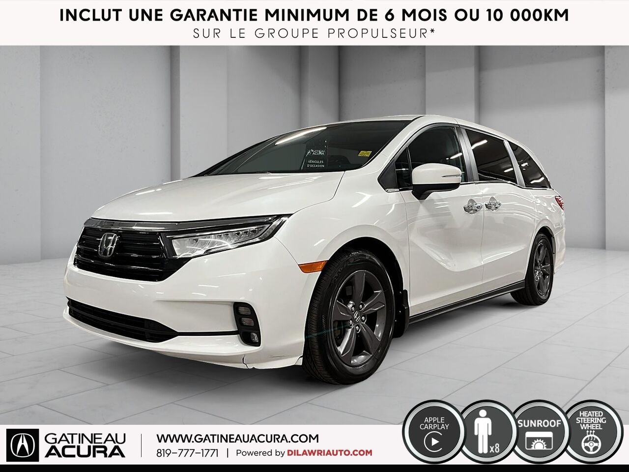 2023 Honda Odyssey EX White Ottawa & Gatineau - photo #0