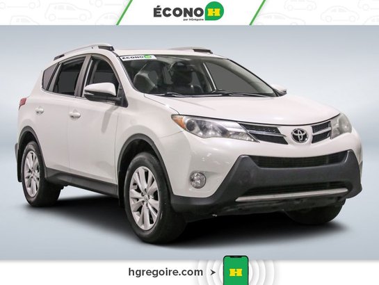 2015 Toyota Rav 4 LIMITED A/C TOIT CUIR NAV MAGS White