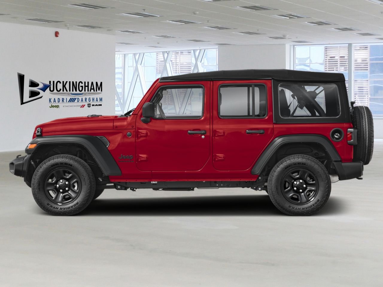 Jeep Wrangler Sahara 2025 Rouge Gatineau - photo #1
