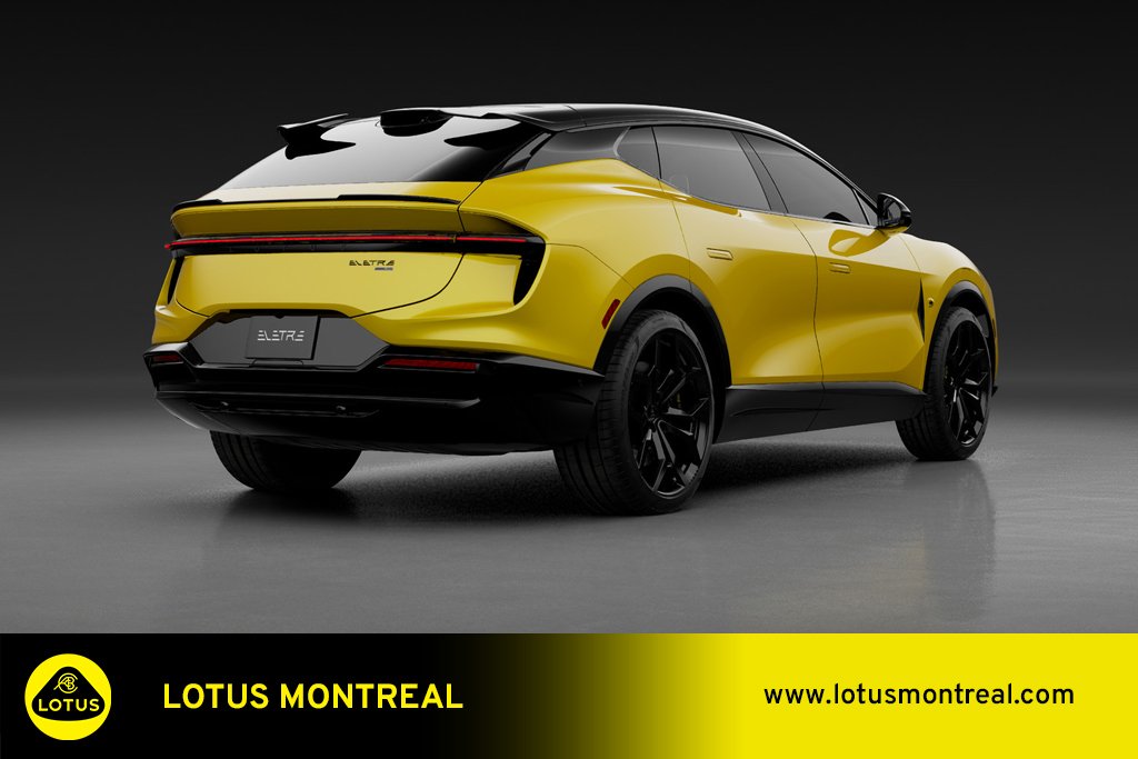 Lotus Eletre *MAINTENANT DISPONIBLE* Sport 2026 Jaune Kirkland - photo #3