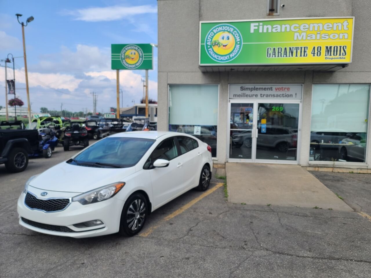 2015 Kia Forte White  - photo #0