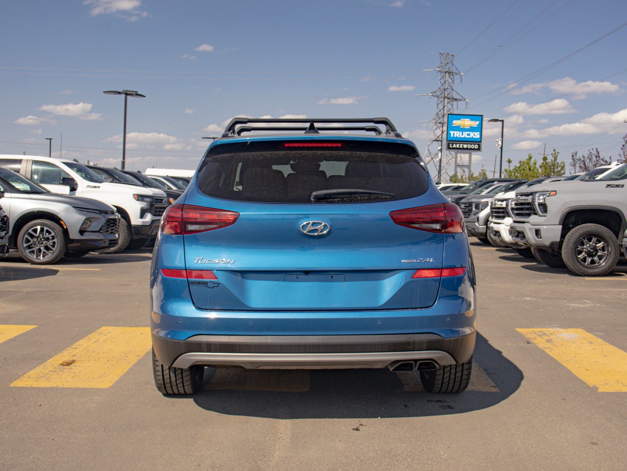 2020 Hyundai Tucson Preferred AWD w/Trend Package Blue Sherwood Park - photo #8
