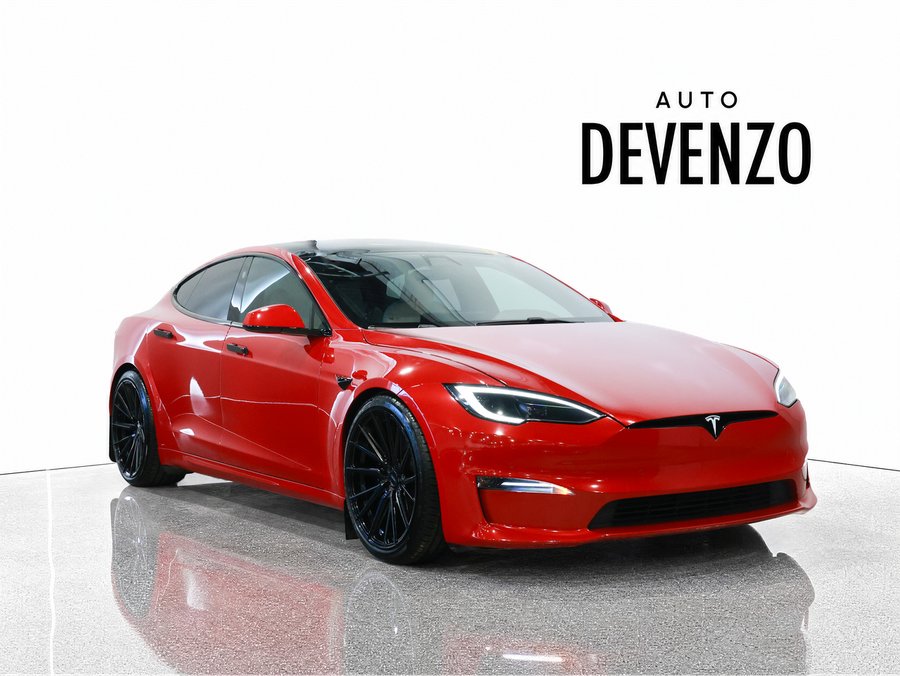 Tesla Model S Plaid 2022 Rouge