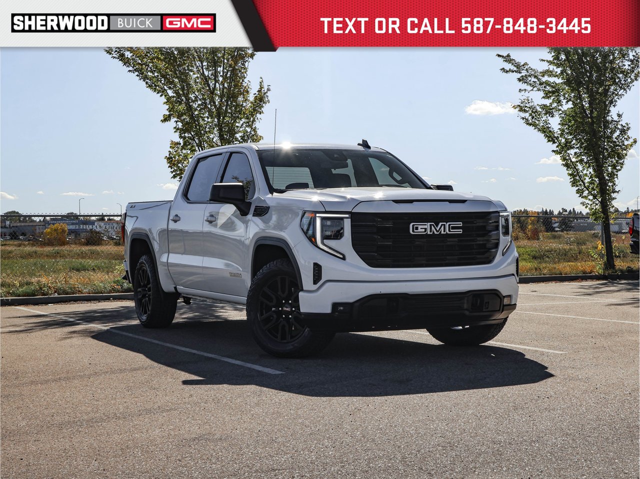 2023 GMC Sierra 1500 4WD Crew Cab 147 Elevation White Sherwood Park - photo #0
