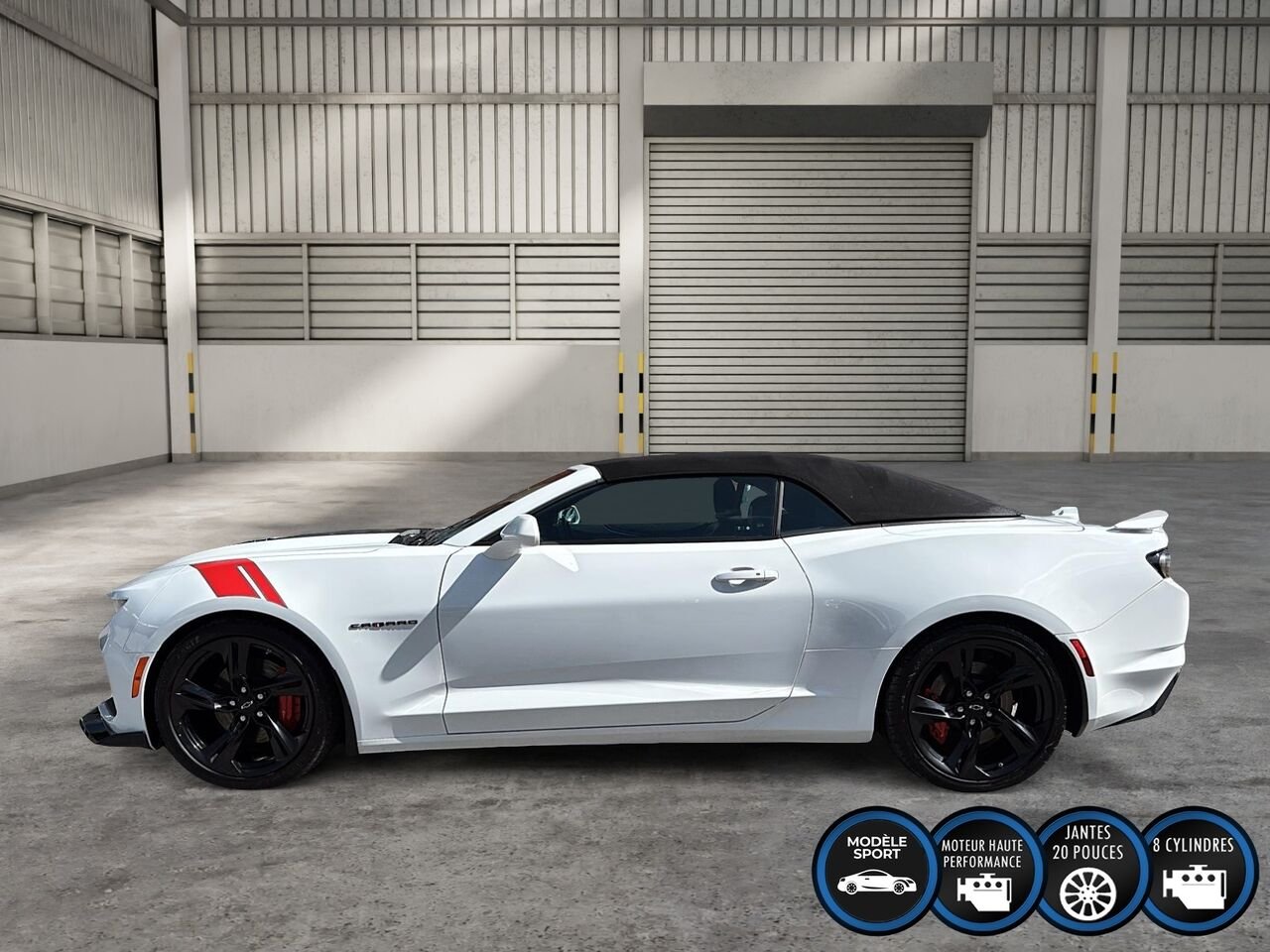CHEVROLET CAMARO 2 SS CONVERTIBLE 2022 Blanc Saint-Hyacinthe - photo #5