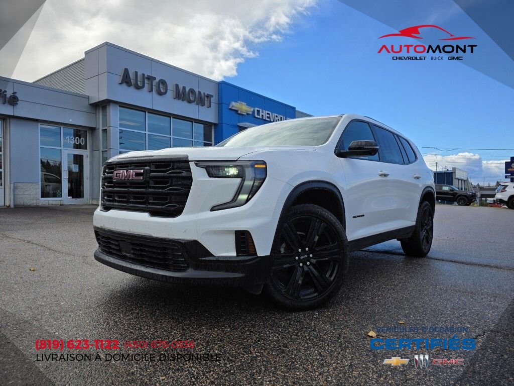 2025 GMC Acadia ELEVATION AWD White Mont-Laurier - photo #0