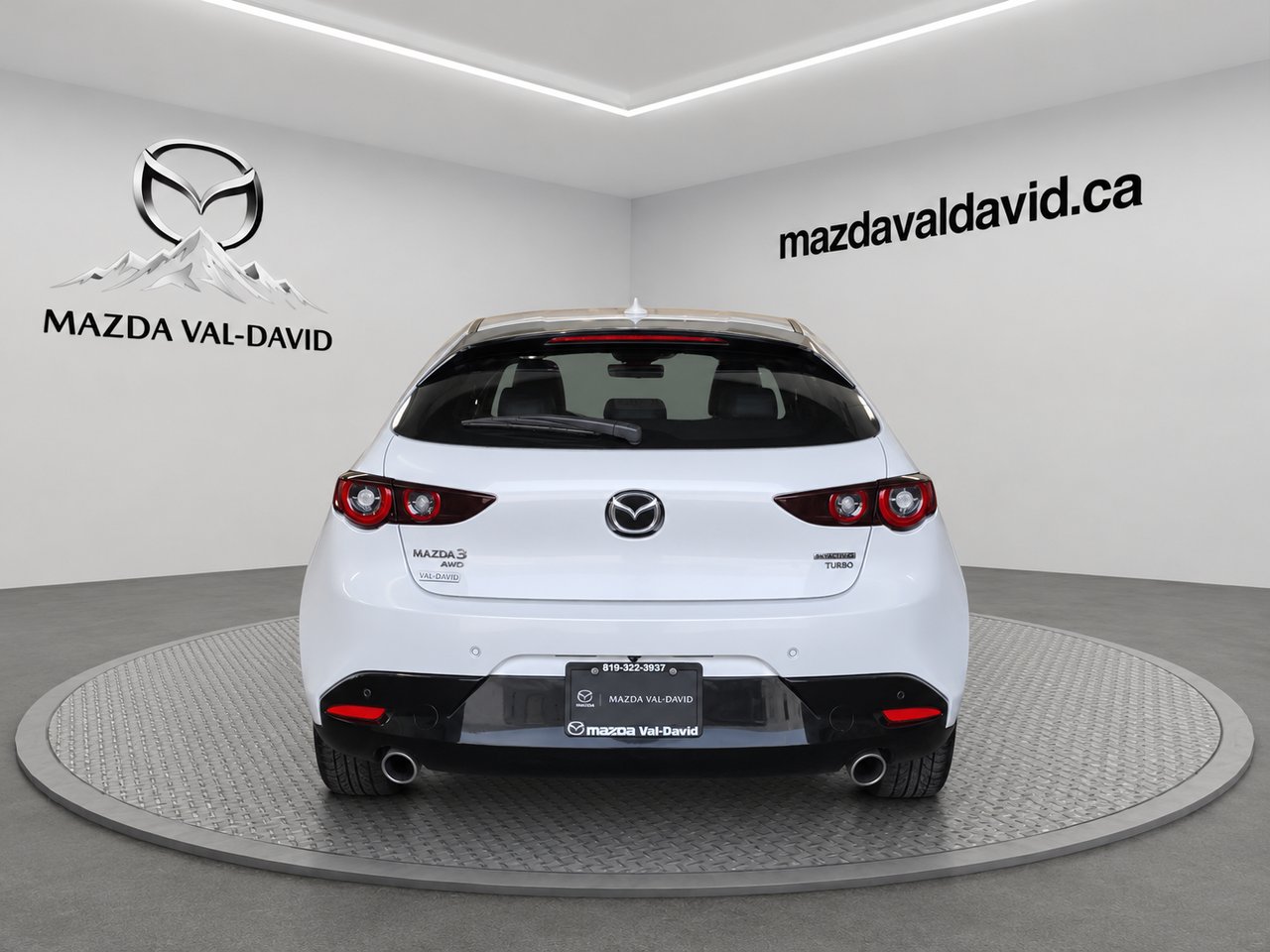 2023 Mazda Mazda3 Sport GT turbo i-ACTIV White Val-David - photo #3