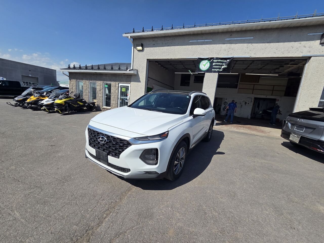 Hyundai Santa Fe 2019 Blanc Longueuil, - photo #0