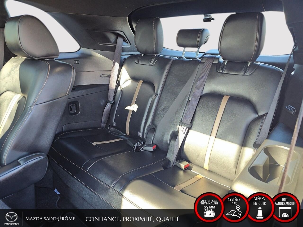 Mazda CX-90 hybride rechargeable GT | TOIT OUVRANT | CUIR | AWD | 2024 Bleu Saint-Jérôme - photo #22