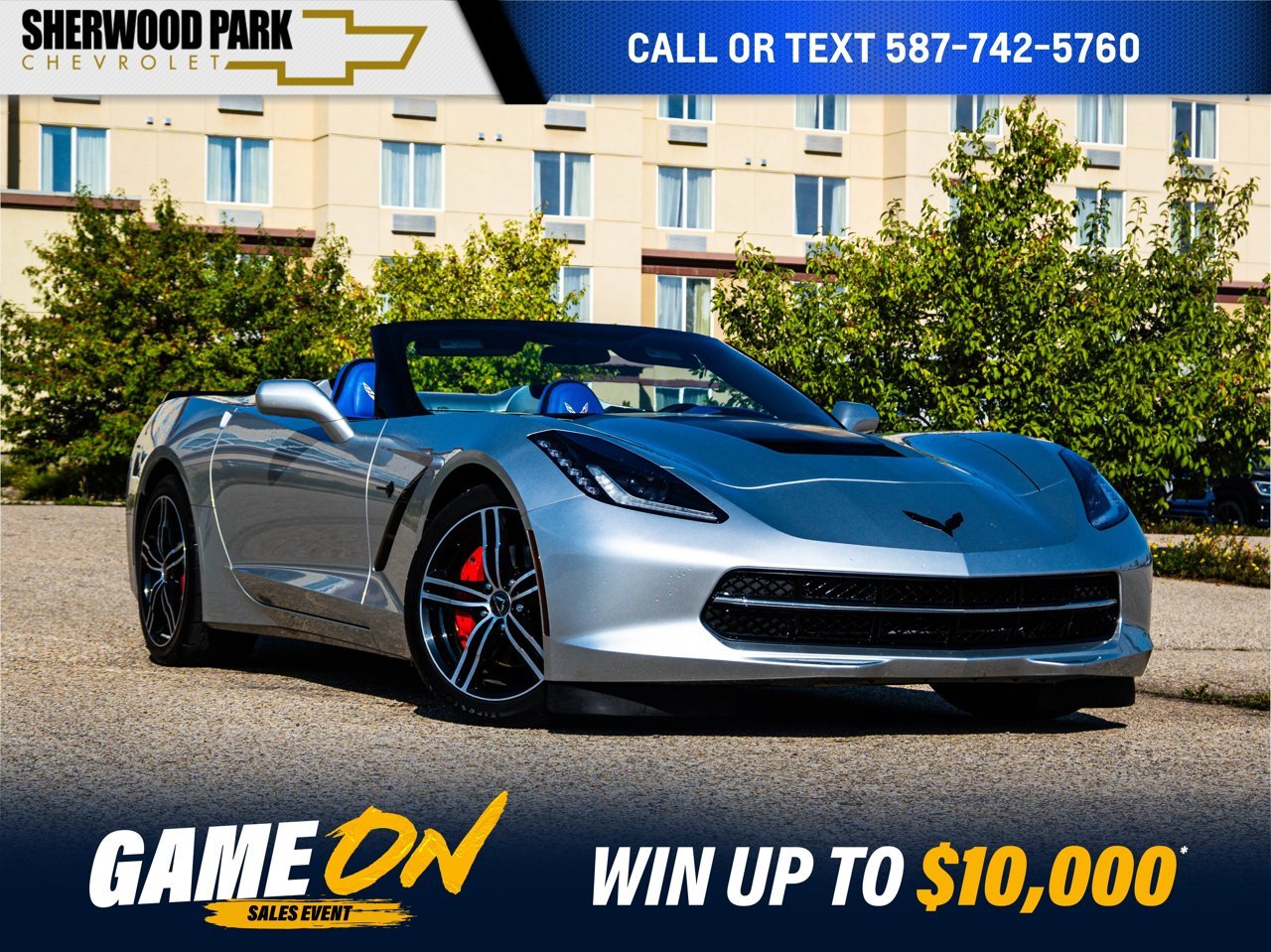 2016 Chevrolet Corvette 2dr Stingray Conv w/1LT Grey Sherwood Park - photo #0