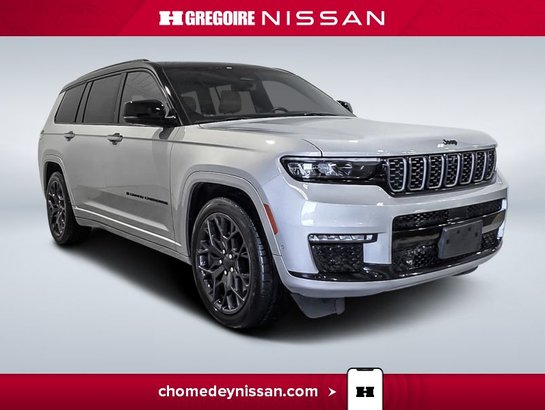 2025 Jeep Grand Cherokee L Summit Reserve * Cuir Brun * Toit Pano * Silver