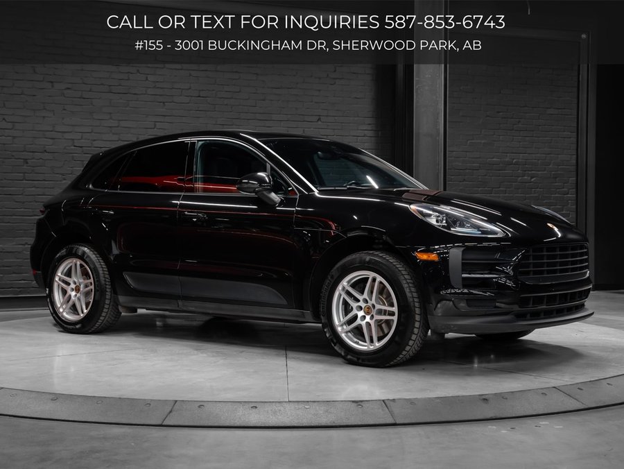 2020 Porsche Macan | Leather | Sunroof | Winter Tires | Clean CARFAX Black