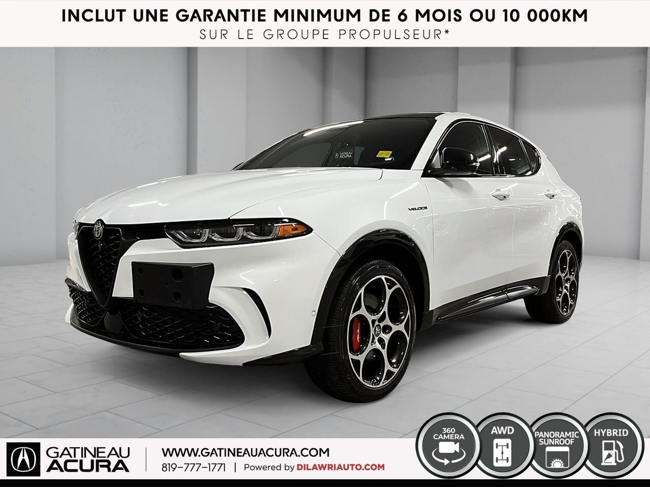 2024 Alfa Romeo Tonale Veloce PHEV AWD White Ottawa & Gatineau - photo #0