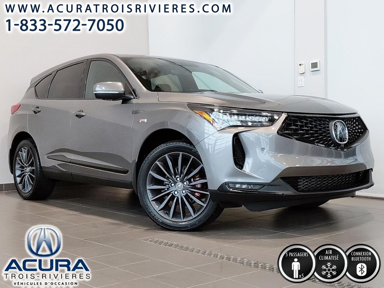 Acura RDX PLATINUM CARBONE 2023 Gris Trois-Rivières - photo #0