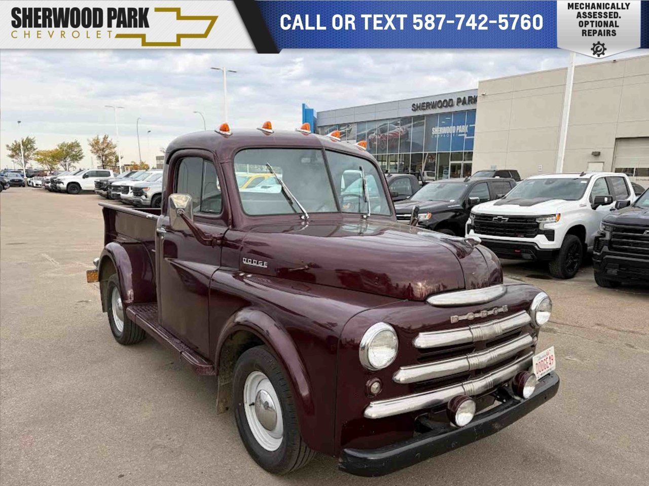 1949 Dodge B1B Red Sherwood Park - photo #0