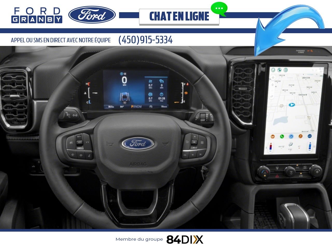 Ford Ranger 2025 Blanc Oxford Granby - photo #7