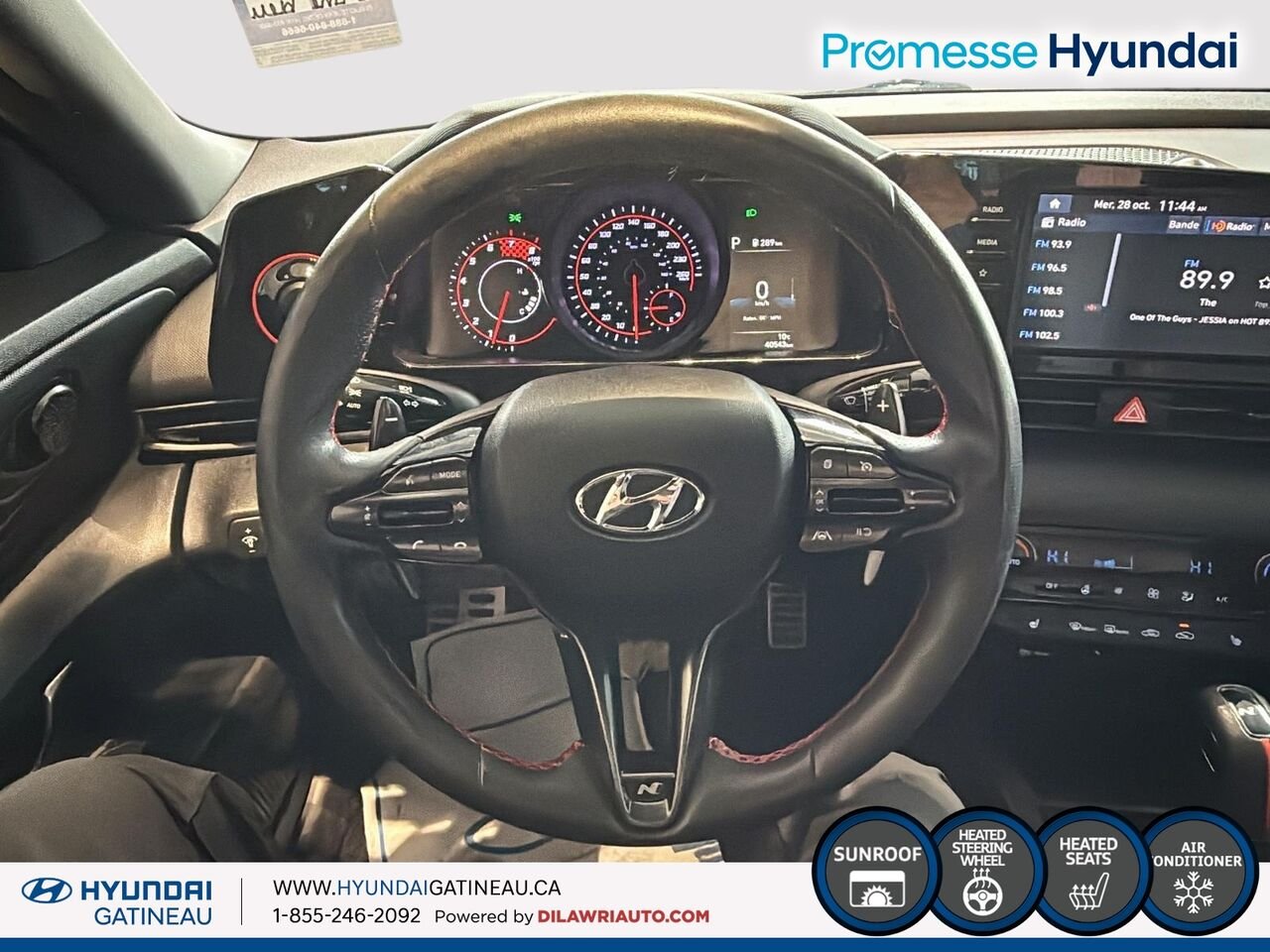 Hyundai Elantra N Line *** cuir , toit ouvrant , navigation*** 2022 Bleu Ottawa & Gatineau - photo #11