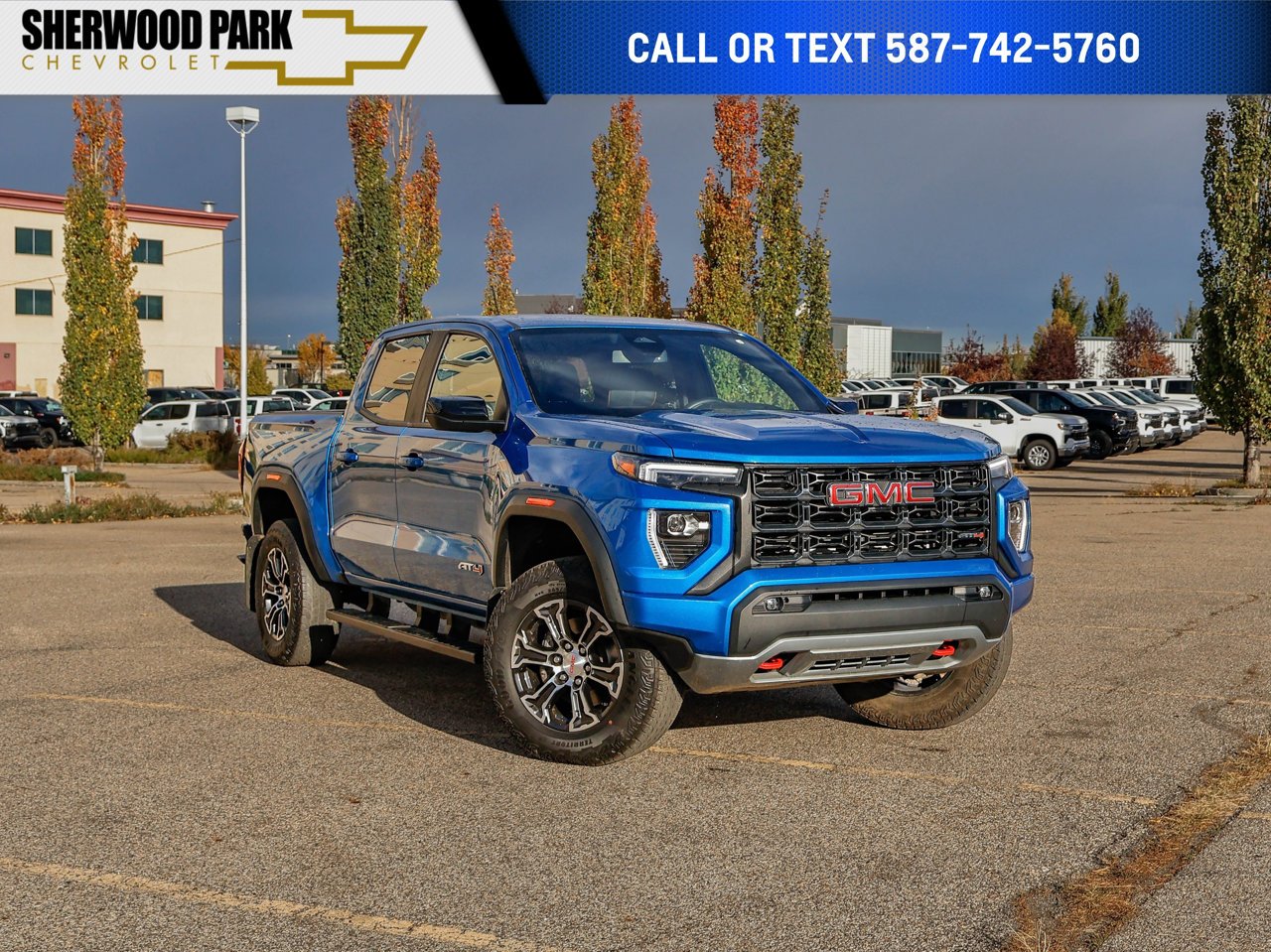 2024 GMC Canyon 4WD Crew Cab AT4 Blue Sherwood Park - photo #0