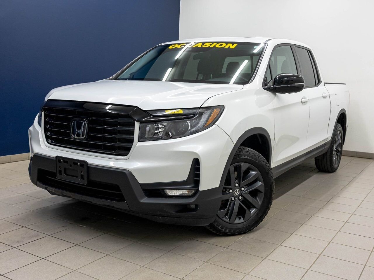 Honda Ridgeline SPORT V6 AWD *TOIT* CARPLAY *SIEGES / VOLANT CHAUF 2023 Blanc Saint-Jérôme - photo #0
