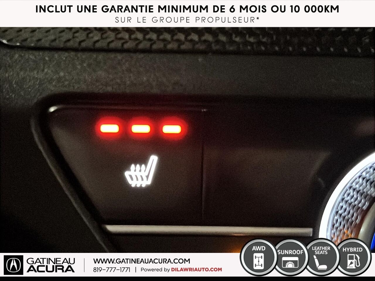 Honda CR-V hybride EX-L Traction Intégrale 2024 Bleu Gatineau - photo #6