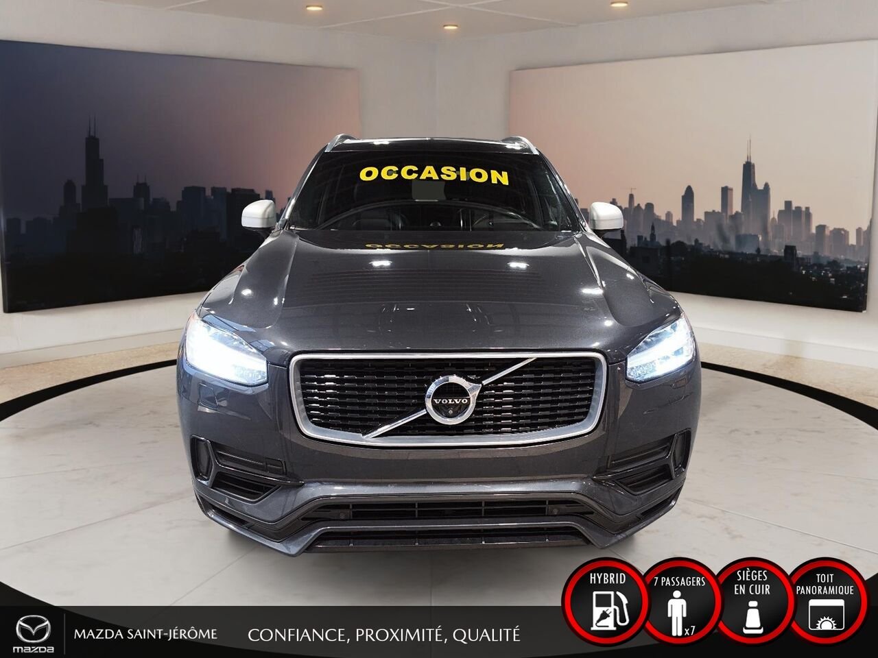 Volvo XC90 2018 Gris Saint-Jérôme - photo #2