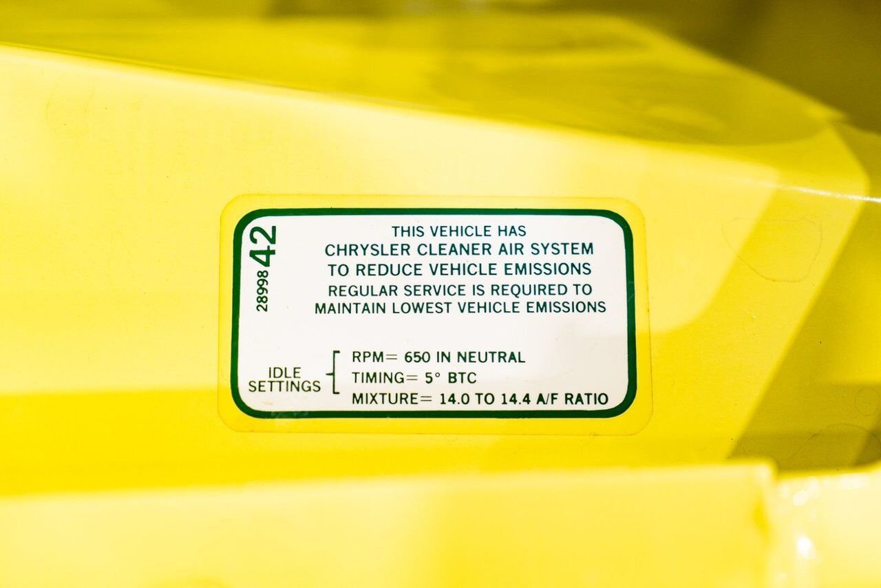 Dodge Dart *PRIX EN USD* GTS Conv Matching #s 340 cu in With Original Built Sheet 1968 Jaune Montréal - photo #29