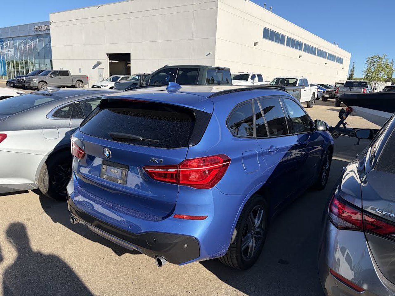 2018 BMW X1 xDrive28i Sports Activity Vehicle Blue Sherwood Park - photo #4
