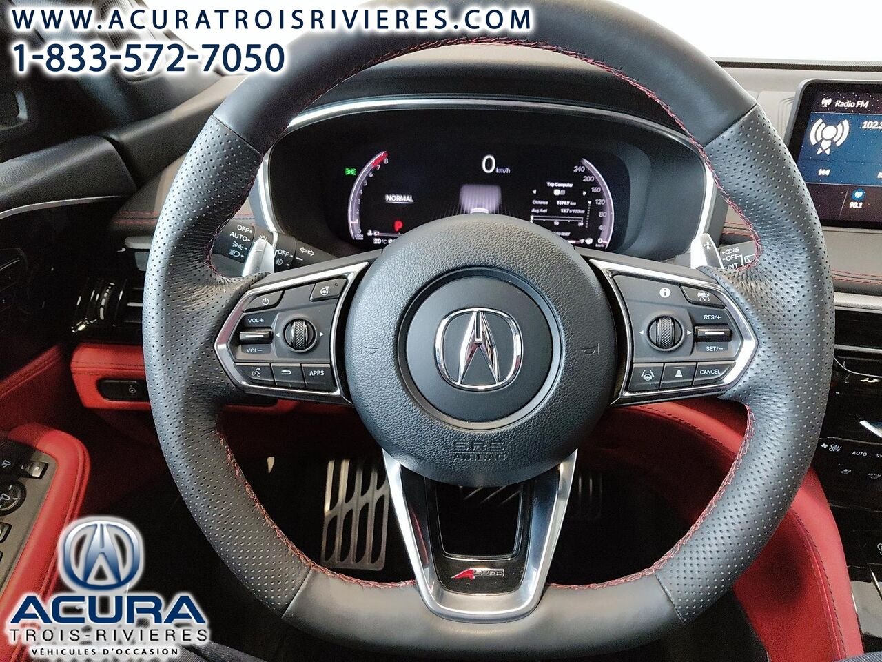 2024 Acura MDX A-SPEC TRACTION INTÉGRALE White Trois-Rivières - photo #27