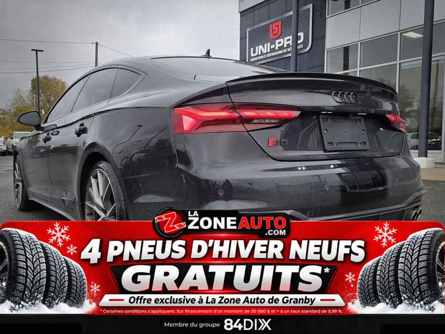 Audi S5 Sportback 1 SEUL PROPRIÉTAIRE + JAMAIS ACCIDENTÉ 2022 Noir