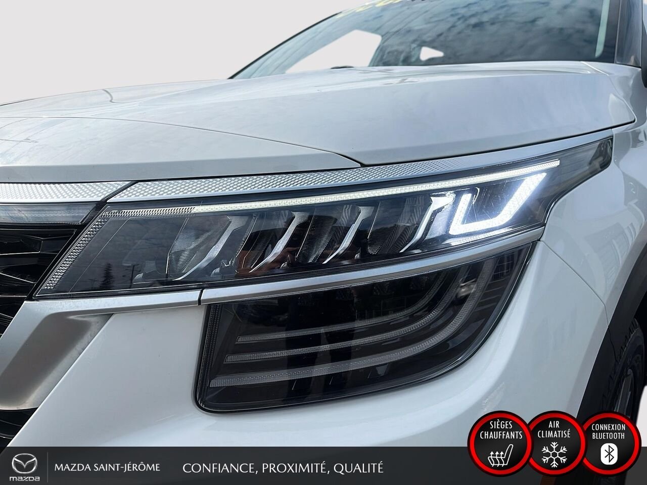 2023 Kia Seltos White Ste-Agathe des Monts - photo #1