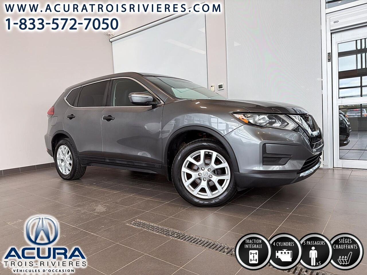 Nissan Rogue 2018 Gris Trois-Rivières - photo #0