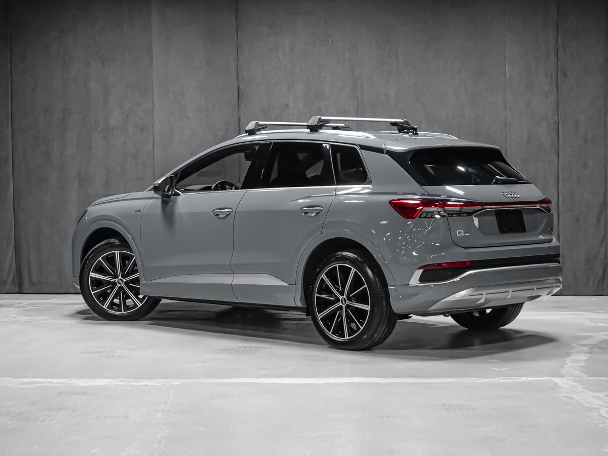 Audi Q4 e-tron 2023 Gris Montréal - photo #3