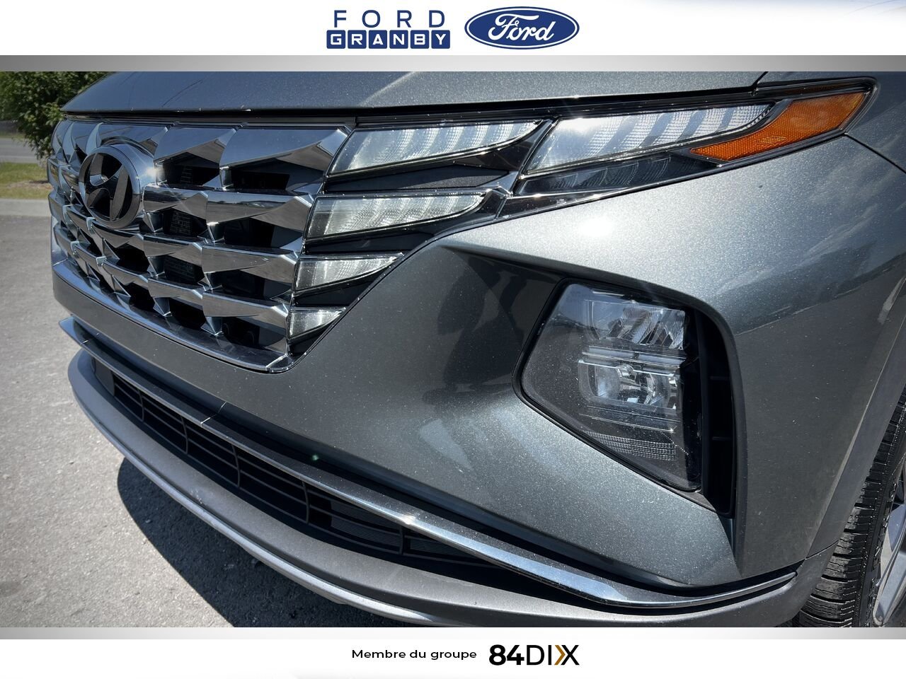 Hyundai Tucson hybride rechargeable 2022 Gris Granby - photo #11