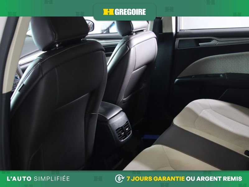 Ford Fusion 823082 | SE AUTO A/C MAGS CUIR NAV CAM RECUL BLUETOOTH 2020 Blanc Laval - photo #23