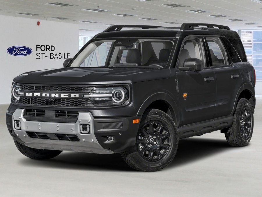Ford Bronco Sport BADLANDS 4X4 2.0L ECOBOOST R9D 2025 Noir ombre
