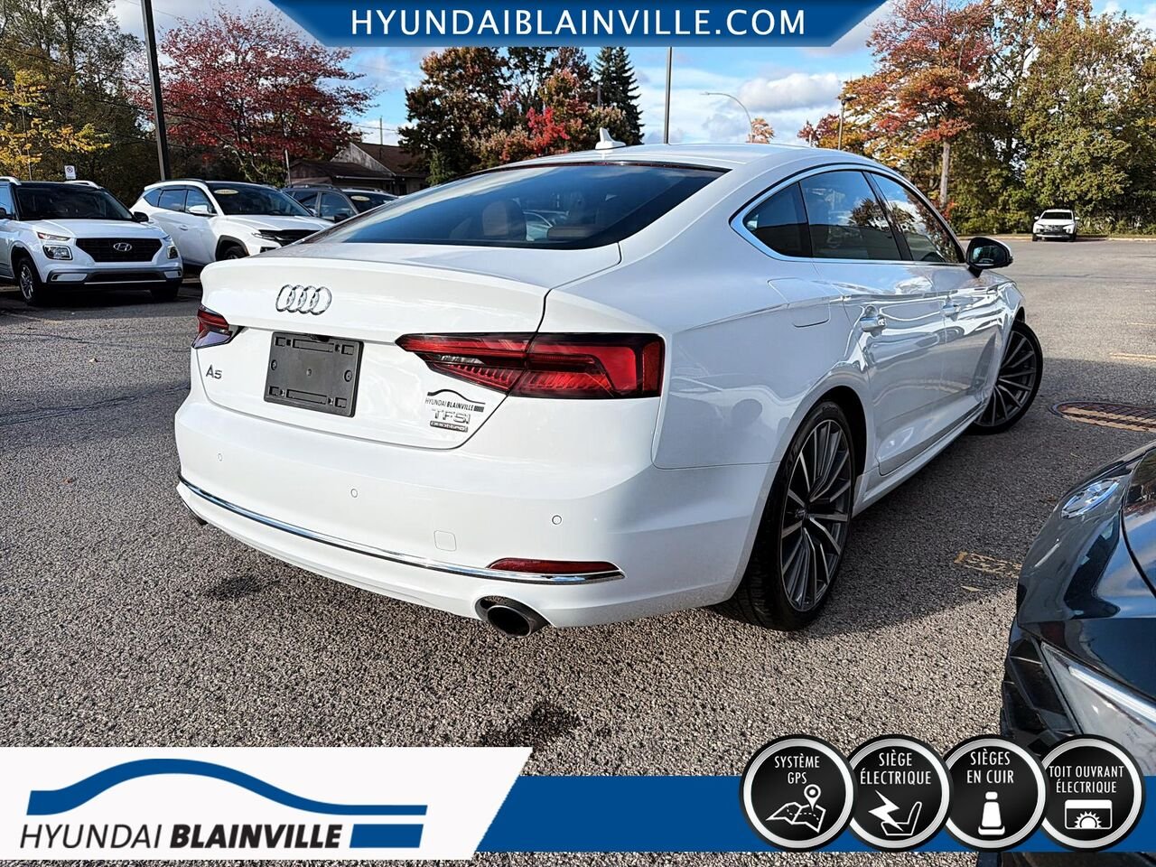 Audi A5 Sportback 2018 Blanc Blainville - photo #3