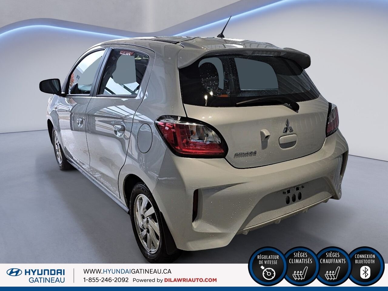 2024 Mitsubishi Mirage Silver Gatineau - photo #3