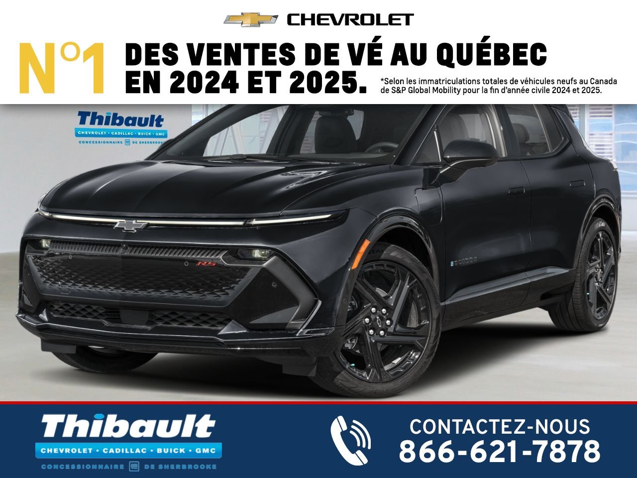 2027 CHEVROLET EQUINOX EV 4 portes RS BLACK Sherbrooke - photo #0