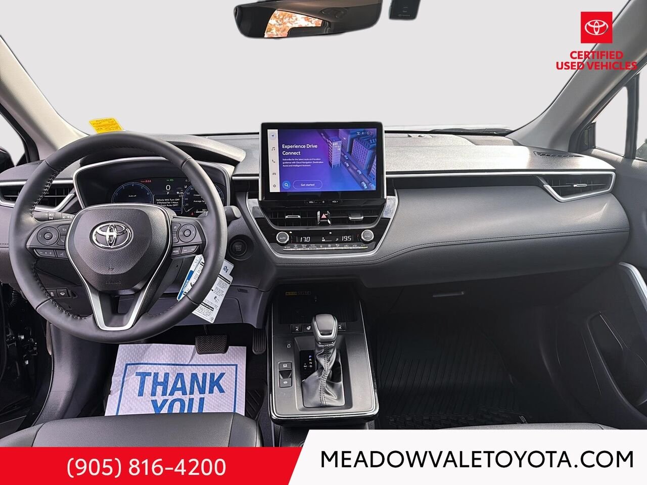 2026 Toyota Corolla Cross Top of the line Corolla Cross. Low Km's and comes with dash camera and cargo liner Black Mississauga - photo #18