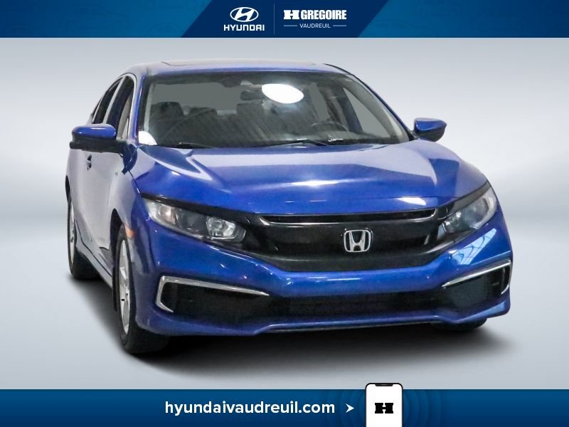 Honda Civic YA887 | EX TOIT OUVRANT 2019 Bleu Laval - photo #0