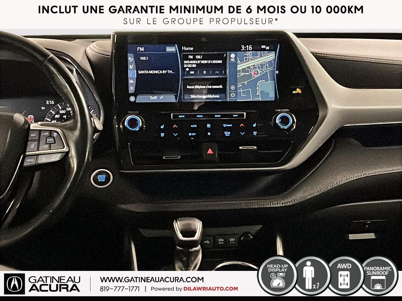Toyota Highlander Platinum AWD 2021 Argent Gatineau - photo #29